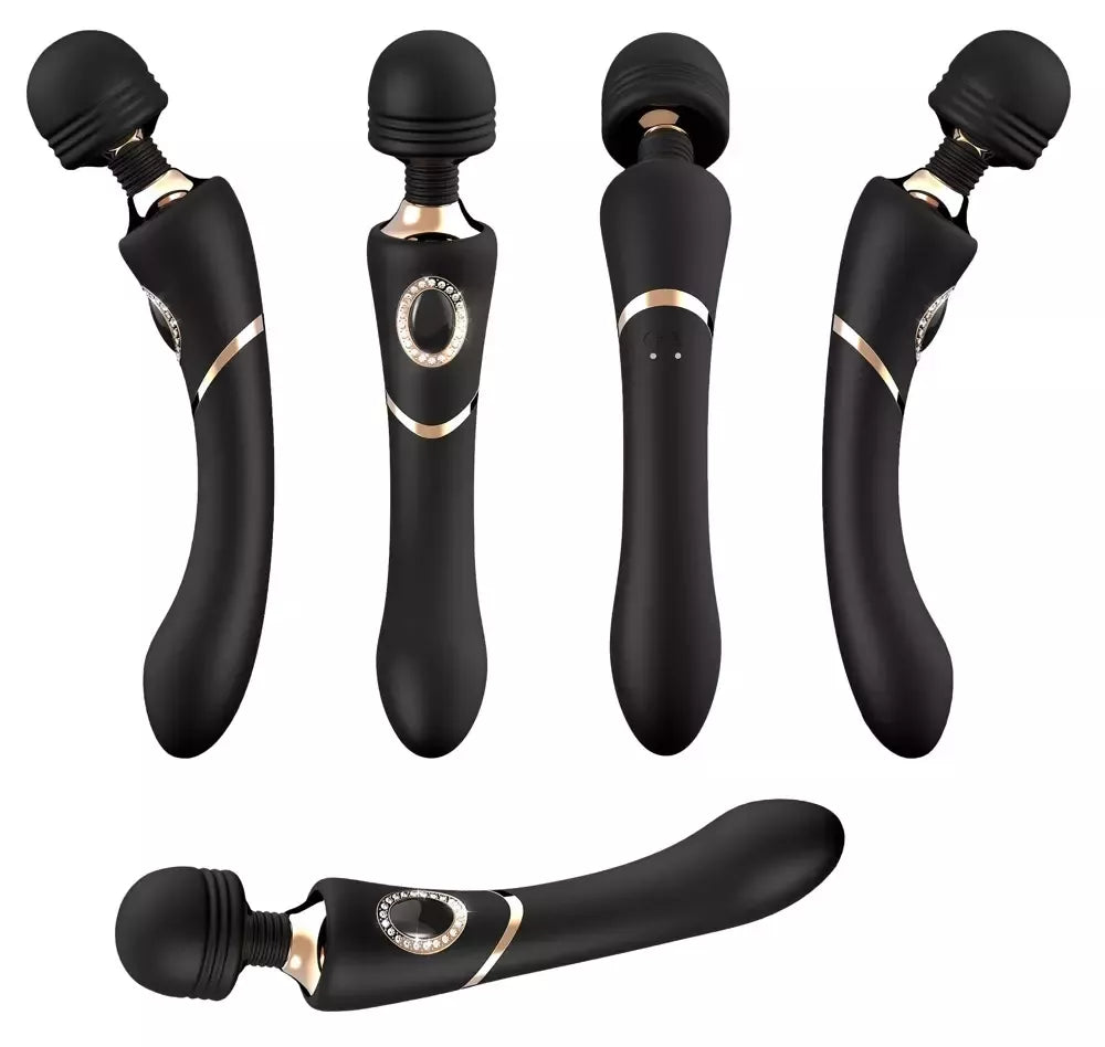 Cleopatra Wand Massager Luxury Edition vibratorius su 10 vibracijos režimų, 24 cm