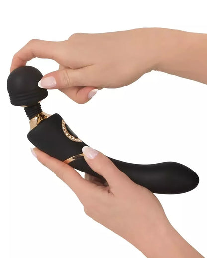 Cleopatra Wand Massager Luxury Edition vibratorius su 10 vibracijos režimų, 24 cm