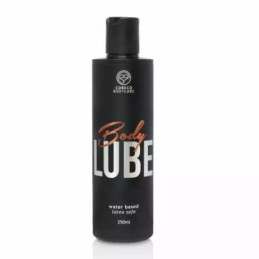Cobeco BodyLube vandens pagrindo gelis 250 ml, saugus naudoti su prezervatyvais, dermatologiškai patikrintas