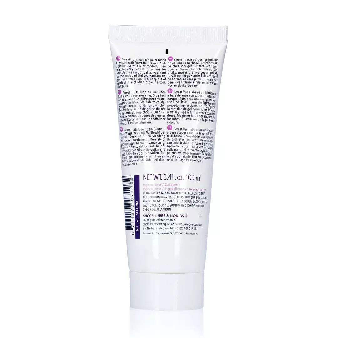 Cobeco Lubricant Forest Fruits 100 ml vandens pagrindo gelis, dermatologiškai patikrintas