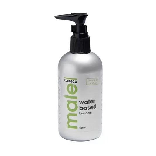 „Cobeco Male“ vandens pagrindo lubrikantas 250 ml – drėkinanti formulė, skaidrus