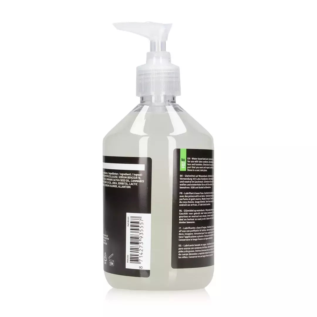 „Cobeco“ vandens pagrindo lubrikantas su CBD, 500 ml su pompa – neutrali formulė