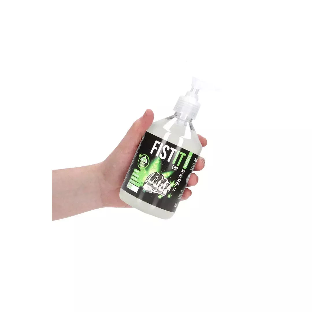 „Cobeco“ vandens pagrindo lubrikantas su CBD, 500 ml su pompa – neutrali formulė