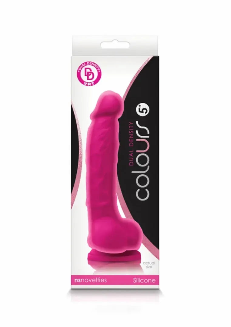 Colours Dual Density 5 colių platininio silikono intiminis modelis, rožinis