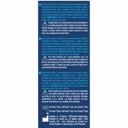 Control Lub Gel Nature vandens pagrindo intymus gelis 75 ml, be parabenų