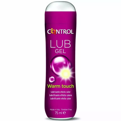 Control Lub Gel Warming Effect 75 ml – vandens pagrindo intymus lubrikantas