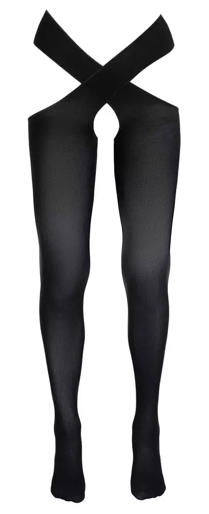 Cottelli Collection juodos pėdkelnės L/XL su detale ties liemeniu