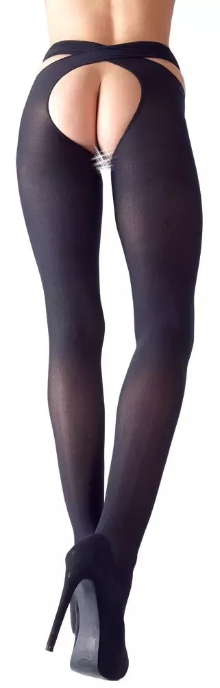 Cottelli Collection juodos pėdkelnės L/XL su detale ties liemeniu