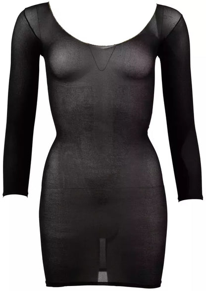 Cottelli Collection permatoma nailoninė mini suknelė su aukso spalvos detalėmis, S-L
