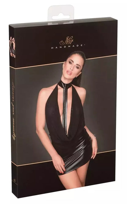 Cottelli Collection Power Wet Look permatoma suknelė, M dydis, blizgi juoda