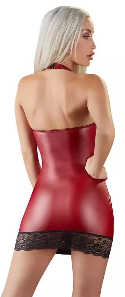 Cottelli Collection suknelė su petnešėlėmis aplink kaklą, M dydis, juoda, su nėrinių apdaila