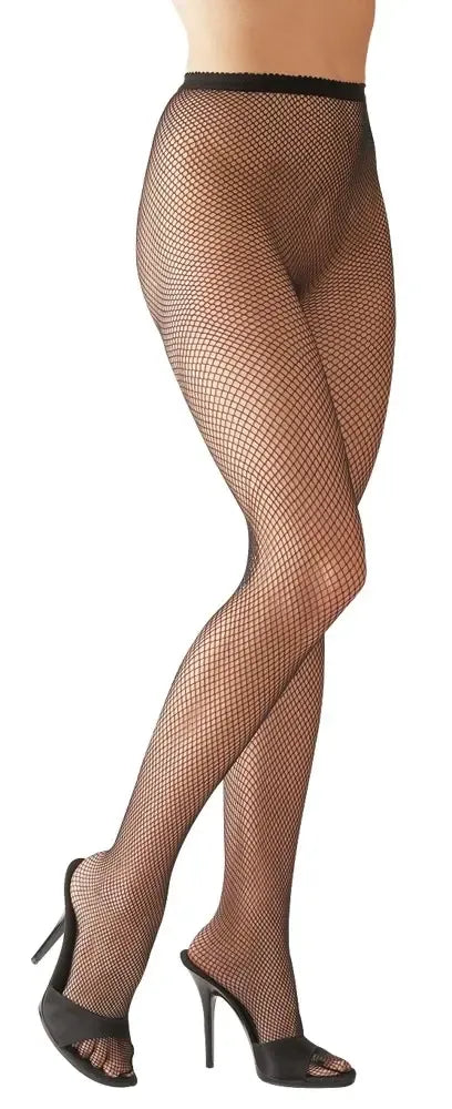 Cottelli LEGWARE tinklinės pėdkelnės S–L, juodos, minkšto tinklelio
