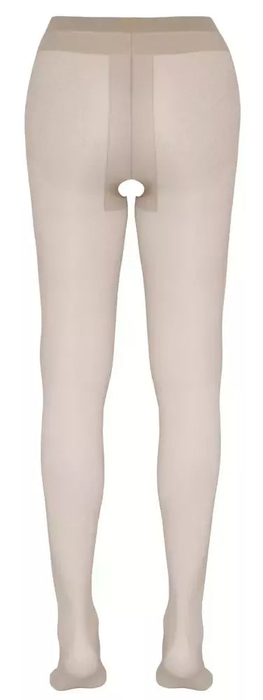 Cottelli Legwear elegantiškos satininės atviros pėdkelnės, kūno spalvos, S dydis, 20 denų