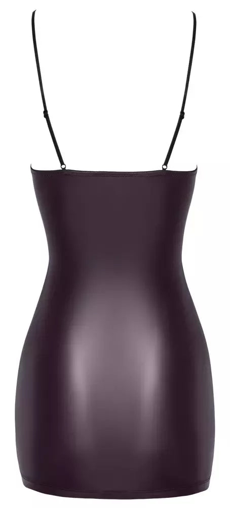 Cottelli Party mini suknelė XL, violetinė, matinė, su reguliuojamais raiščiais