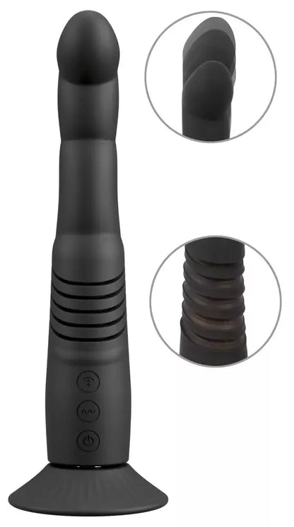 Couples Choice G & P-Spot stumdomasis vibratorius su nuimamu siurbtuku