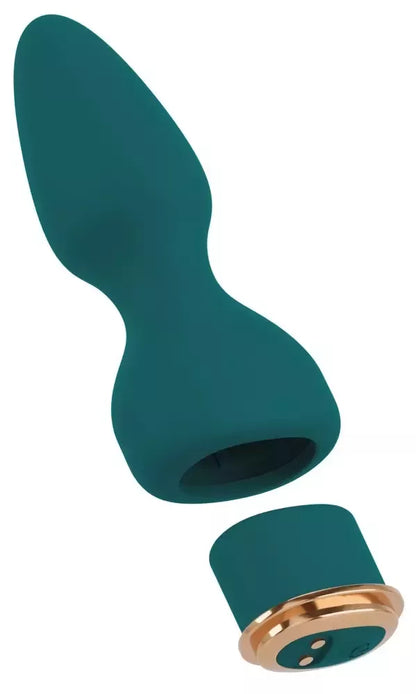 Couples Choice Mini Vibe Set 5-in-1 nuotoliniu būdu valdomas, silikoninis, įkraunamas per USB