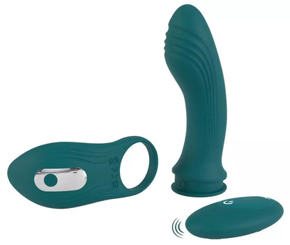 Couples Choice RC 3in1 daugiafunkcinis intymus rinkinys, nuotolinis valdymas, silikoninis