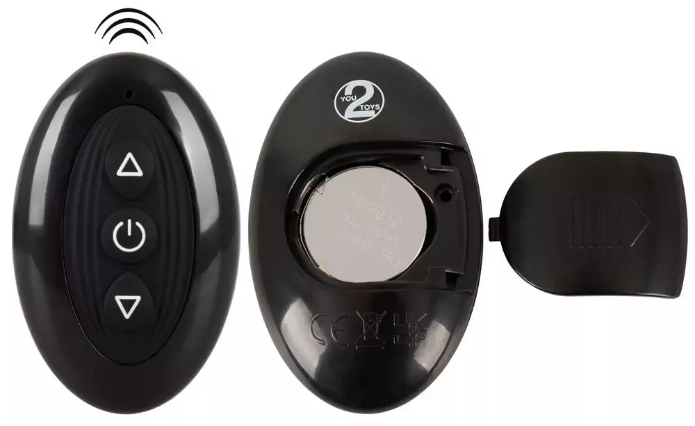 Couples Choice RC Multi Function Silicone Intimate System Black 34,8 cm