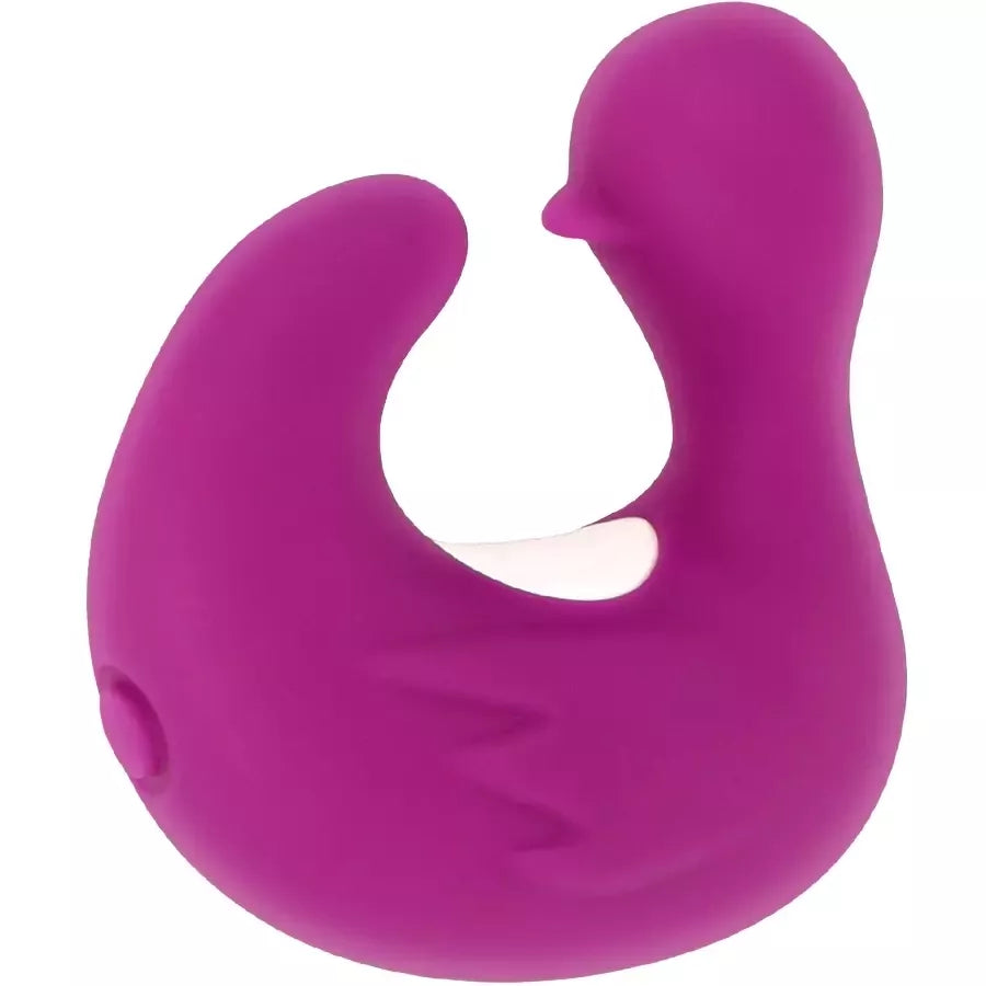 Coverme DUCKYMANIA įkraunamas silikoninis masažo antpirštis, violetinis