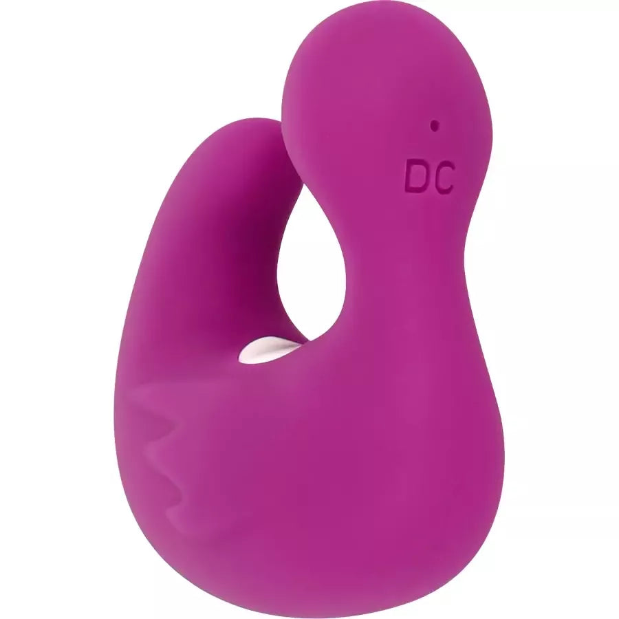 Coverme DUCKYMANIA įkraunamas silikoninis masažo antpirštis, violetinis