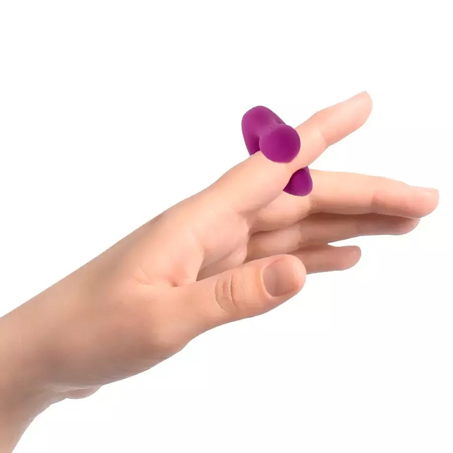Coverme DUCKYMANIA įkraunamas silikoninis masažo antpirštis, violetinis