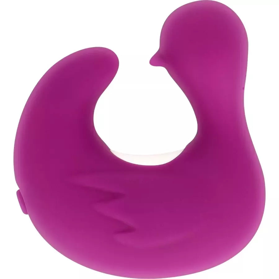 Coverme DUCKYMANIA įkraunamas silikoninis masažo antpirštis, violetinis