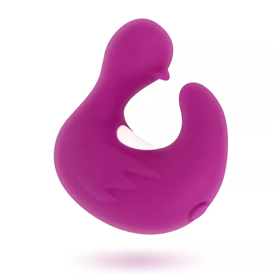 Coverme DUCKYMANIA įkraunamas silikoninis masažo antpirštis, violetinis