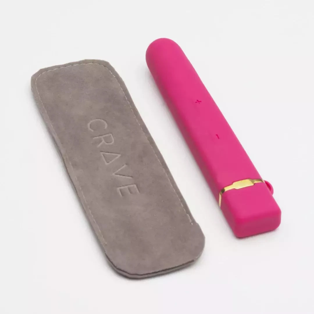 Crave Flex Pink – lankstus USB įkraunamas vibruojantis prietaisas, silikoninis
