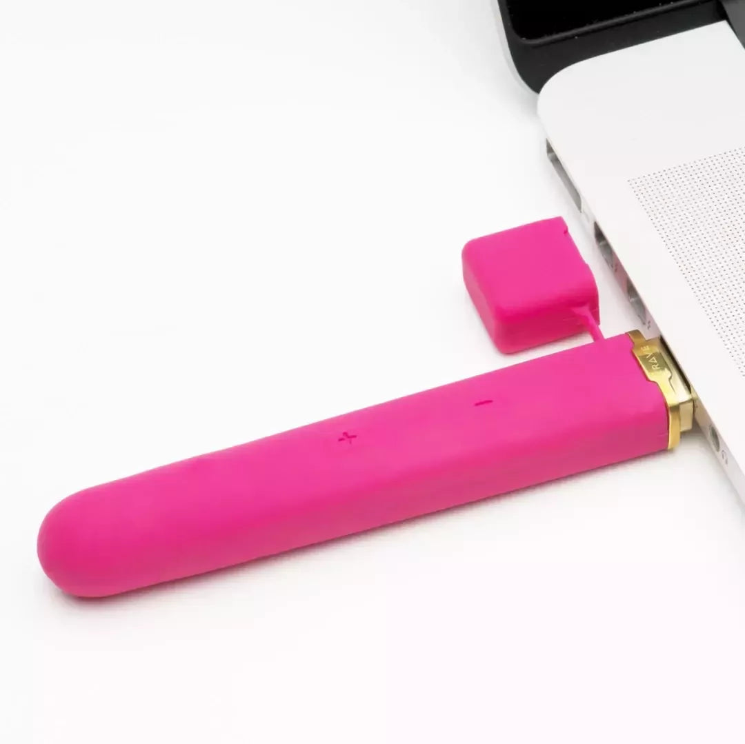 Crave Flex Pink – lankstus USB įkraunamas vibruojantis prietaisas, silikoninis