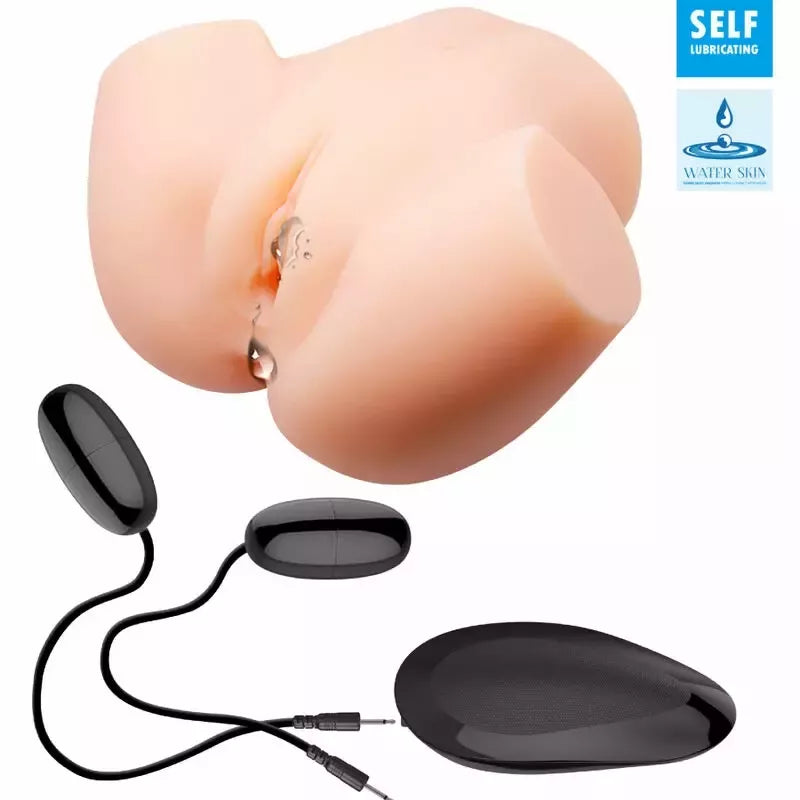 Crazy Bull dvigubos angos automatinis masturbatorius su dviguba vibracijos sistema, 18 cm