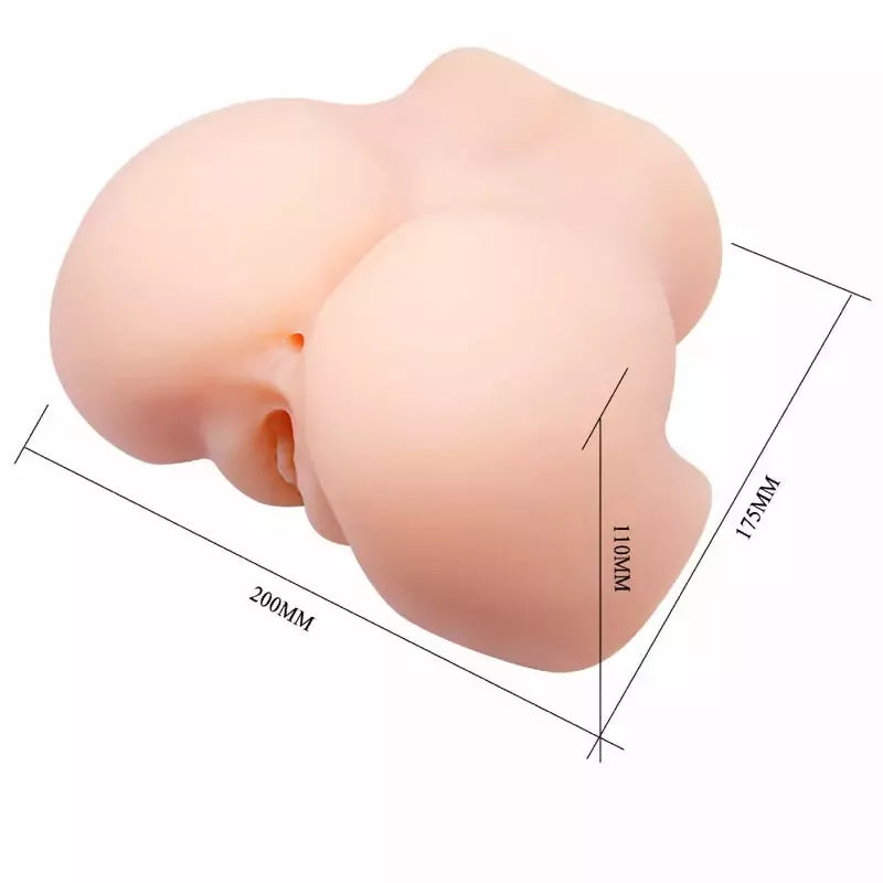 Crazy Bull dvigubos angos automatinis masturbatorius su dviguba vibracijos sistema, 18 cm