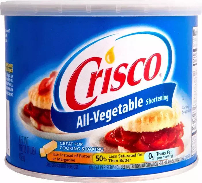 Crisco All-Vegetable Shortening 453 g – daugiafunkcis riebalų pagrindu pagamintas produktas