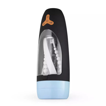 CRUIZR CP01 automatinis besisukantis ir siurbiantis stimuliatorius su šildymo funkcija, USB, 28 cm