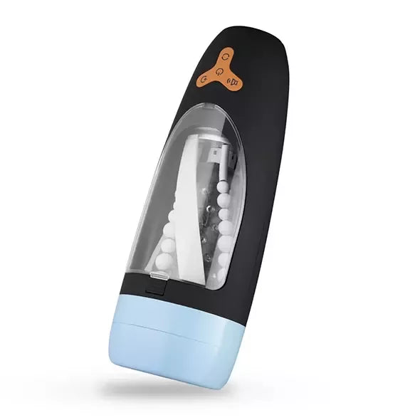 CRUIZR CP01 automatinis besisukantis ir siurbiantis stimuliatorius su šildymo funkcija, USB, 28 cm