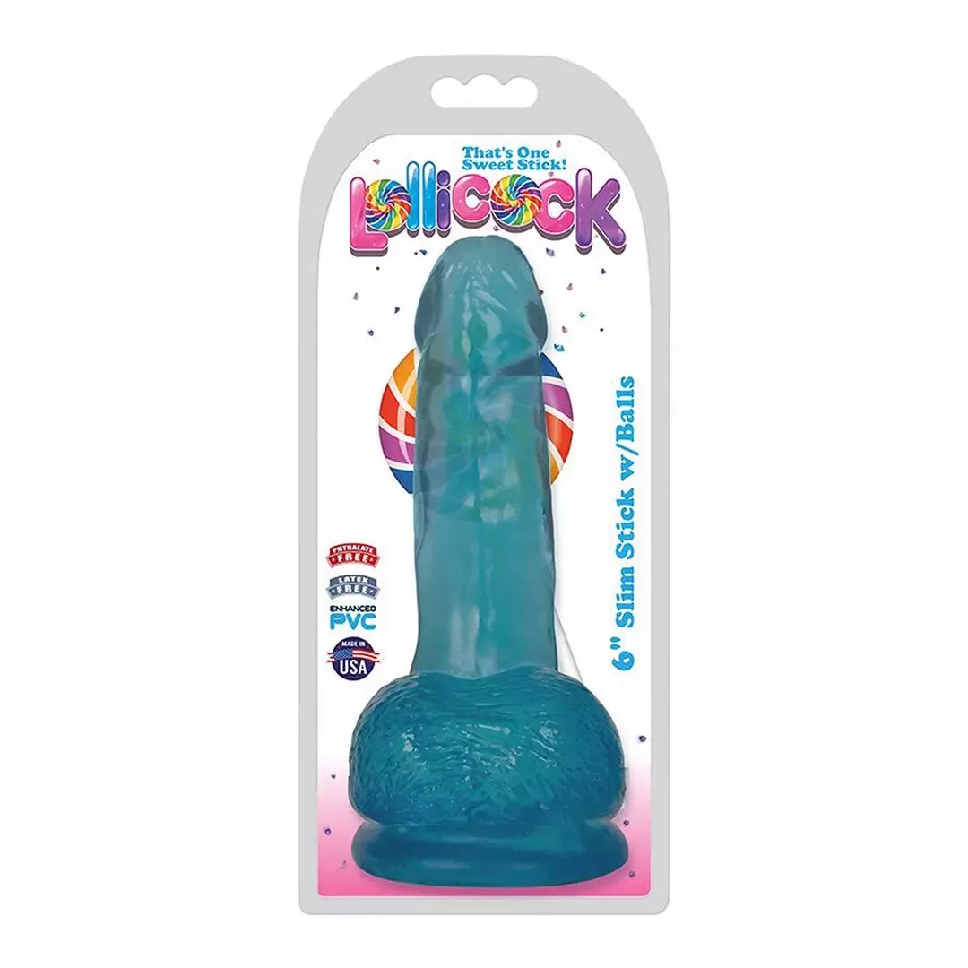 Curve Slim Stick Berry Ice 15 cm anatominis modelis su siurbtuku
