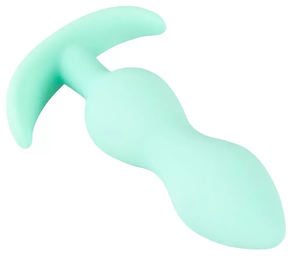 Cuties Green silikoninis mini kaištis – kompaktiškas, lankstus, su „Silk Touch“ paviršiumi