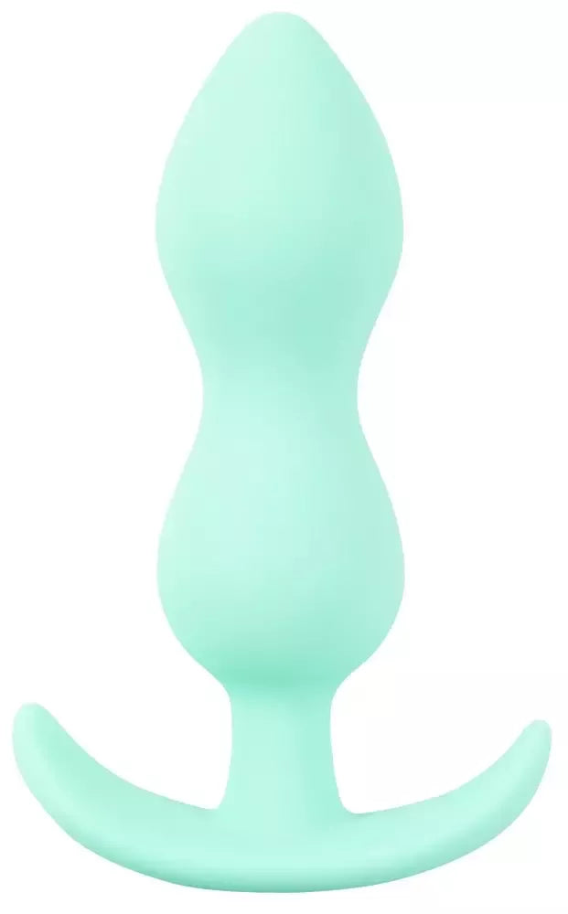 Cuties Green silikoninis mini kaištis – kompaktiškas, lankstus, su „Silk Touch“ paviršiumi