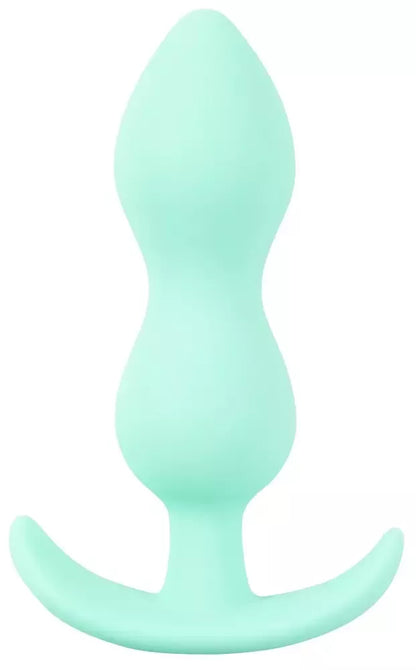 Cuties Green silikoninis mini kaištis – kompaktiškas, lankstus, su „Silk Touch“ paviršiumi