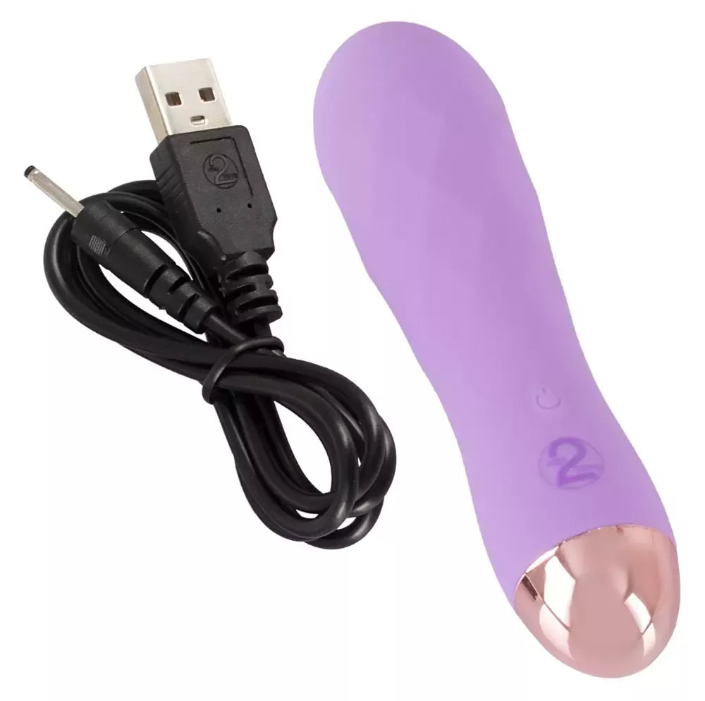 Cuties Mini Vibrator Purple 2nd Gen – kompaktiškas, 7 režimai, atsparus vandeniui