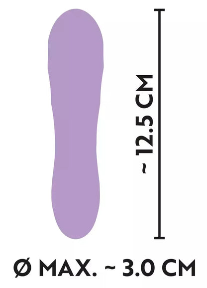 Cuties Mini Vibrator Purple 2nd Gen – kompaktiškas, 7 režimai, atsparus vandeniui