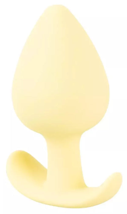 Cuties Yellow Mini Plug – kompaktiškas silikoninis modelis pradedantiesiems