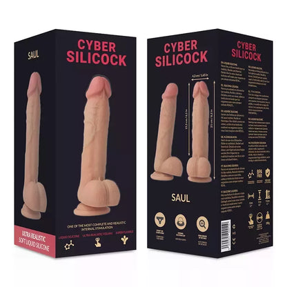 CYBERSILICOK Saul skysto silikono anatominis modelis, 21 cm, smėlio spalvos