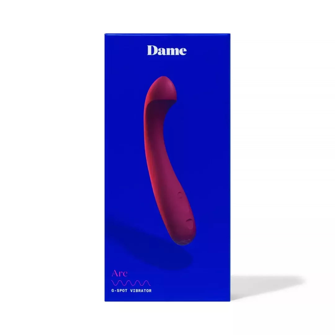 Dame Products Arc Berry – lenktas silikoninis stimuliatorius, įkraunamas