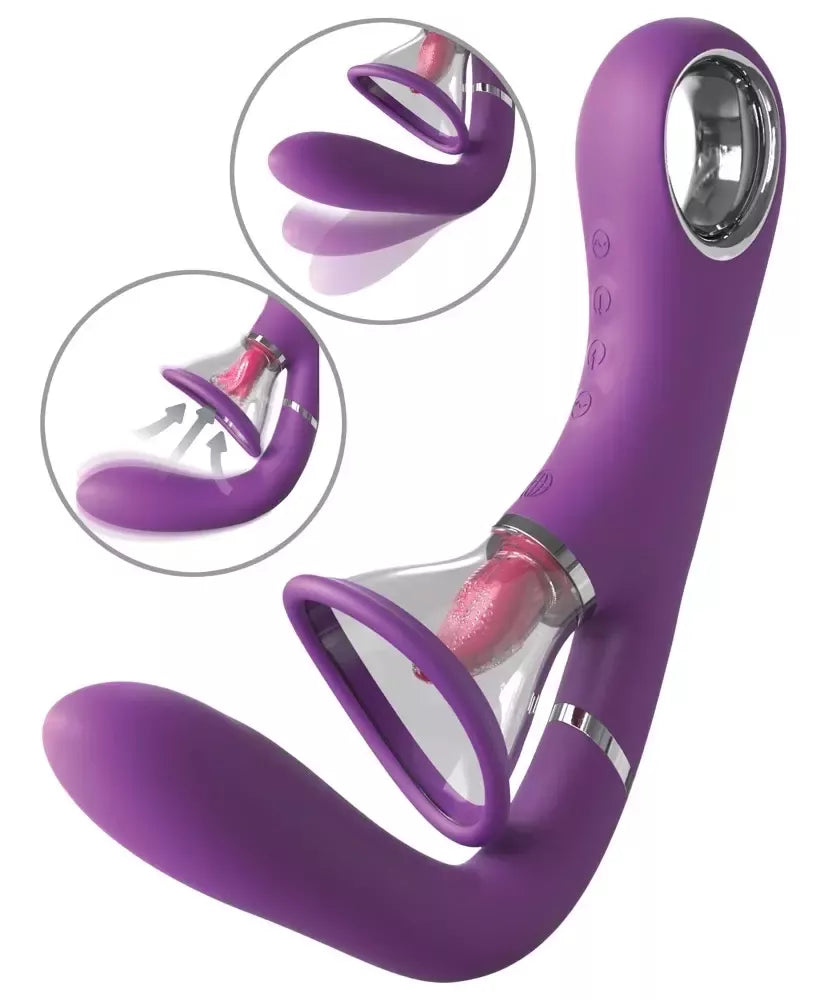 Daugiafunkcis intymus įrenginys Fantasy For Her Ultimate Pleasure Pro, 24,6 cm