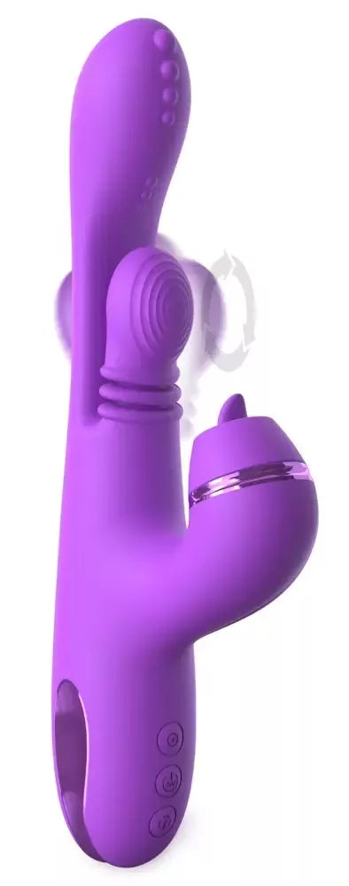 Daugiafunkcis įrenginys Fantasy For Her IntiMotion Pulse Pro, violetinis, 24 cm