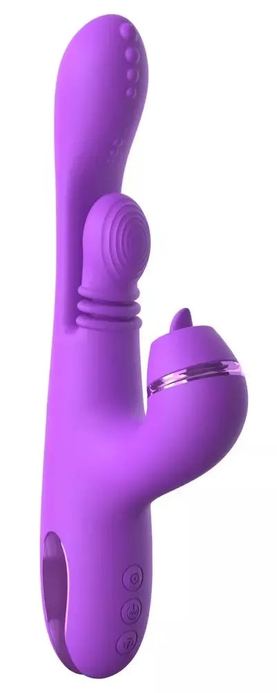 Daugiafunkcis įrenginys Fantasy For Her IntiMotion Pulse Pro, violetinis, 24 cm
