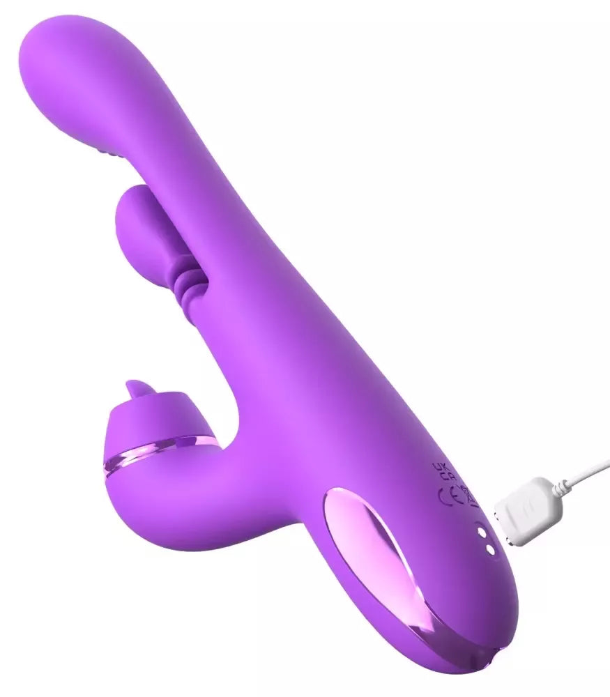 Daugiafunkcis įrenginys Fantasy For Her IntiMotion Pulse Pro, violetinis, 24 cm