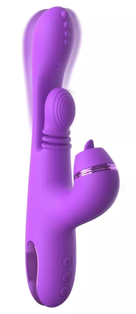 Daugiafunkcis įrenginys Fantasy For Her IntiMotion Pulse Pro, violetinis, 24 cm