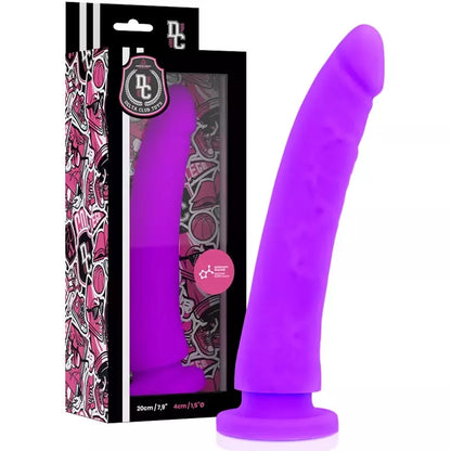 Delta Club Lilac Intimate Silicone Model 20cm x 4cm Hipoalergiškas