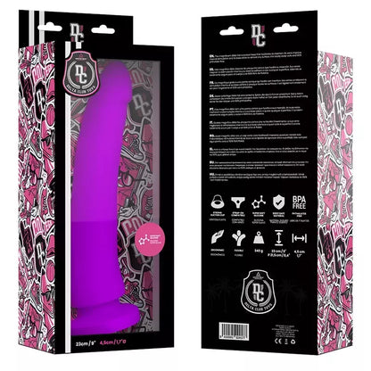 DELTACLUB alyvinis intymus silikoninis aksesuaras 23cm x 4,5cm medicininės klasės